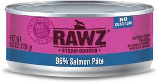 24/5.5 oz. Rawz 96% Salmon Cat Can - Food
